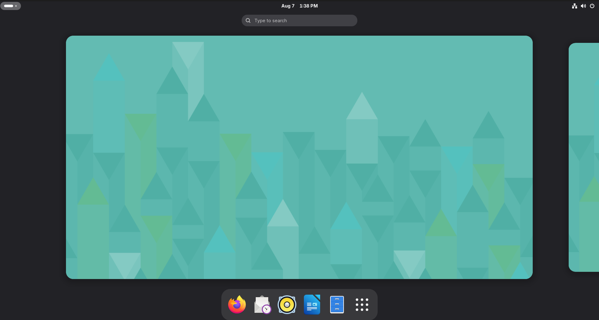 The Entra user signed in to the GNOME desktop