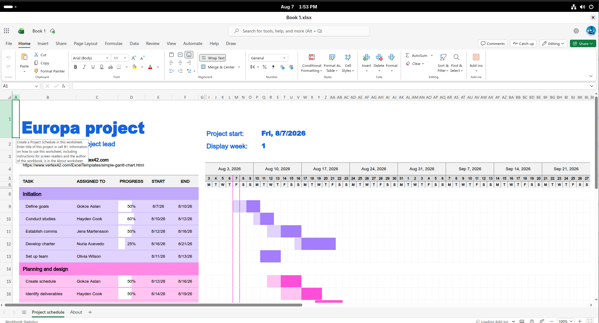 Microsoft Excel running as a Linux desktop web application